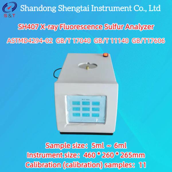 X Ray Fluorescence Sulfur Analyzer 10ppm ～ 5% 11 Calibration Samples ASTMD4294