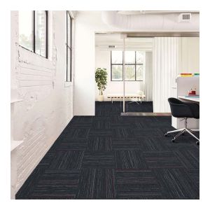 PP Jacquard Commercial Modular Carpet Solution Dyed Office Carpet