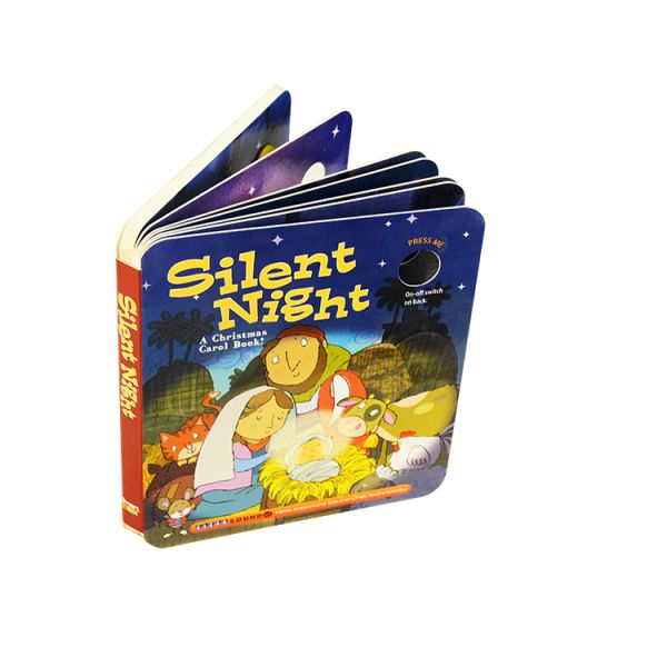 customized Sound Photo Board Book Printing 1mm pages thickness