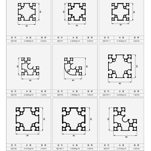Anodizing CNC Extrusion Aluminum Profiles 2020 3030 Aluminum Extrusion