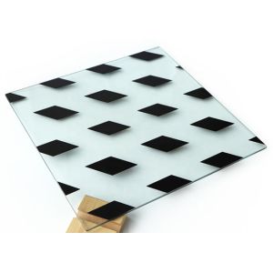 Durable Digital Printing On Glass / Modern Stained Glass With Printed Pattern