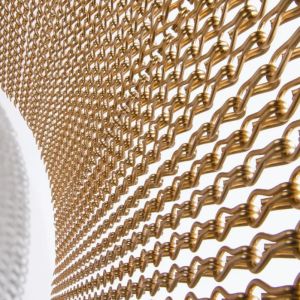 Quality Modern Versatile Aluminium Chain Curtain Room Decor Chain Link Divider for sale