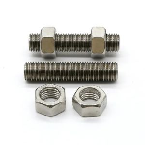 Stainless Steel 321 Plain Finish Threaded Stud Bolt ASTM A193 B8T Stud Bolts For