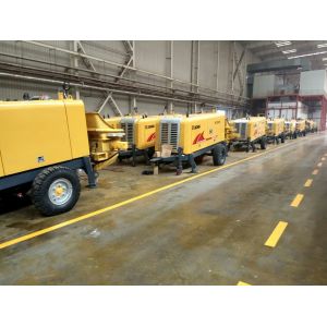 China 82kw Concrete Mixer Pump Machine With 50m3/h Conveying Capacity on sale