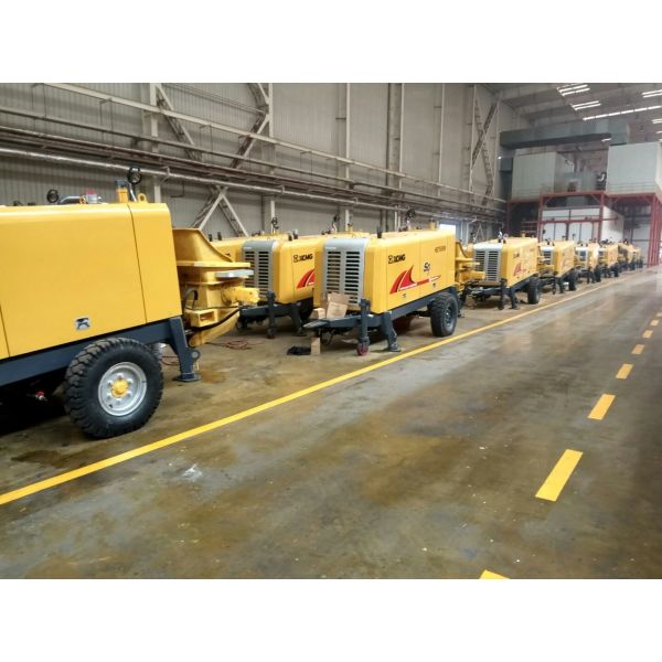 Buy 82kw Concrete Mixer Pump Machine With 50m3/h Conveying Capacity at wholesale prices