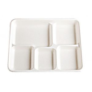 China Bagasse Biodegradable Food Trays on sale