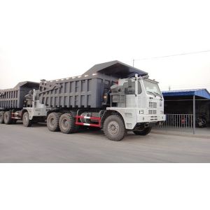 Sinotruk HOWO 70Tons mining dump truck / mining tipper truck for base Rock