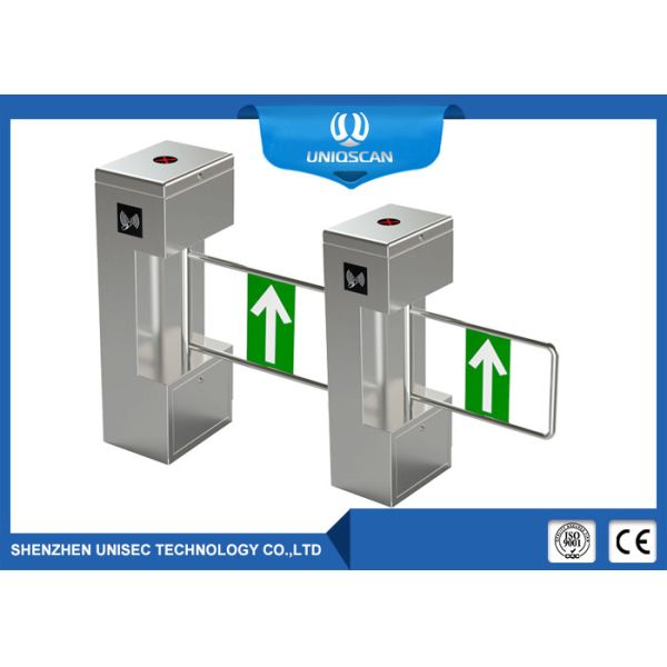 Buy Pedestrian Vertical Swing Turnstile Gate Automatic Sliding Security Entrance Control at wholesale prices