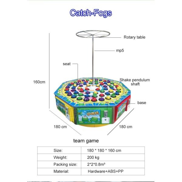 Children'S Stall Fishing Machine Kids Carnival Arcade Machine Amusement Game