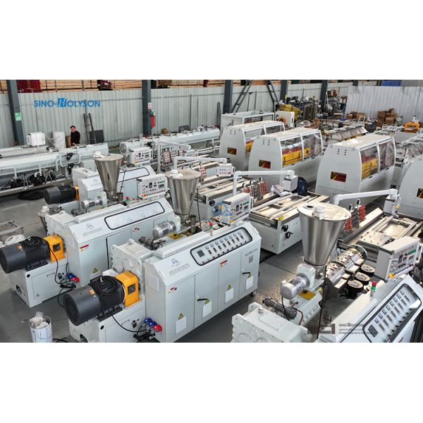 Sinohs 65/132 PVC Wall Panel Making Machine/ WPC Fluted Panel Production Line/WPC Profile Production Line