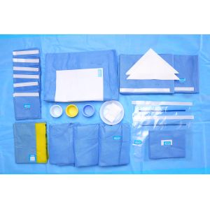 Brain Surgery Blue SMMS Disposable Surgical Drapes 60” X 90”