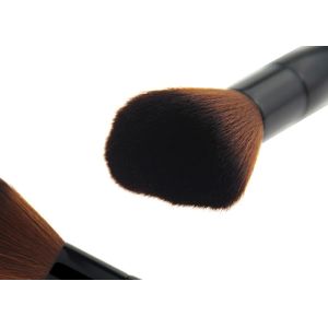 Cosmetics Angled Makeup t Foundation Makeup Brush With Black Handle