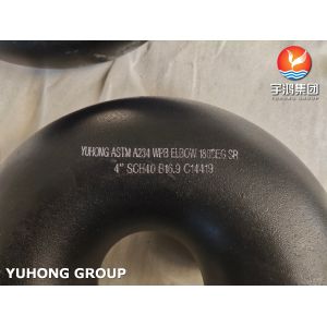 China ASTM A234 WPB 90Deg, 180Deg Short Radius Carbon Steel Buttweld Elbows For Heater B16.9 on sale