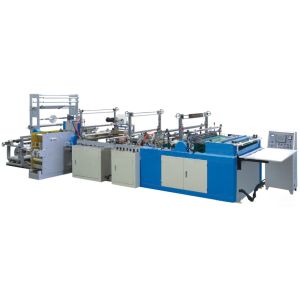 Quality Draw Tape Automatied Garbage Bag Making Machine for Overlap / Perforation Bag on Roll no Core for sale