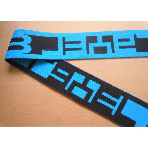 Bright Colored Jacquard Elastic Waistband , Jacquard Elastic Band