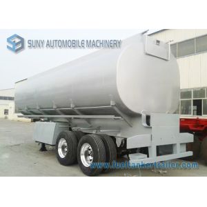 Mechanical / Pneumatic 35m3 Oil Tank Trailer Tandem Axle Trailer