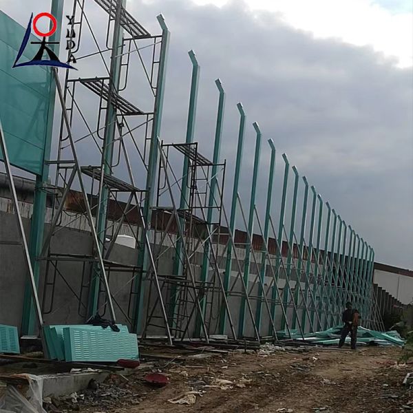 Steel Panel Sound Barrier for Highway and Railway Noise Reduction