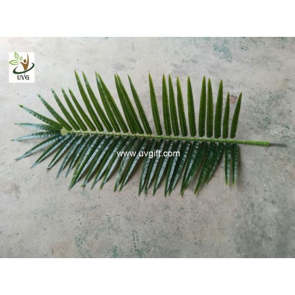 UVG make small fake palm tree leaves in plastic fronds for indoor home decoration PTR062