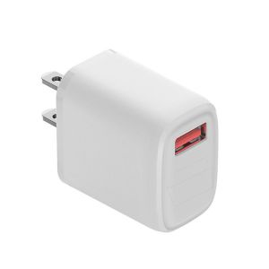 3.0 Adapter 18W Quick Charging Blocks USB Wall Plug For IPhone 15/14/13/12
