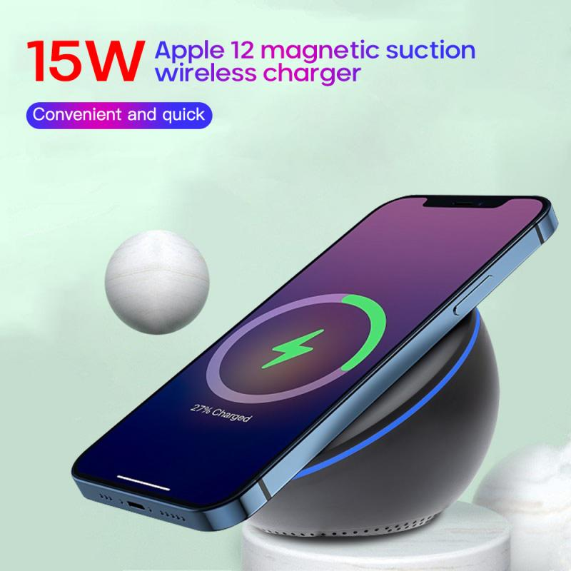1.67A 205KHz 10W Magnetic Wireless Charger Stand For IPhone 12