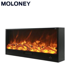 Adjustable Heater Built In Electric Fireplace Manual Pannel Customized 45inch