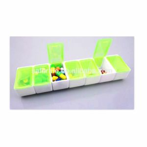 China Outdoor Travel  Medicine Case 7 days Pill Box  Healthcare Food Grade Mini Cute Organizer on sale
