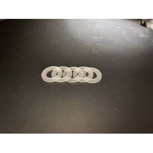 Quality Lithium Niobate Piezoelectric Ring Wafer with Outer Diameter Ranging for sale