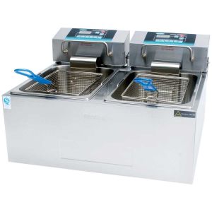 Stainless Steel Commercial Counter Top Fryer Restaurant Electric Fryer Large