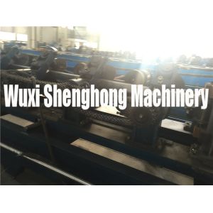 Touch Screen Controls Z Purlin Roll Forming Machine With Button Switch