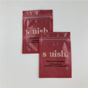 120mic MOPP Gravure Mylar Zipper Bag 0.7c Al With Clear Front Window