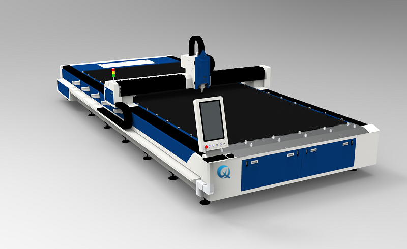 QH - 8020F Single Platform Open Type Sheet Metal Laser Cutting Machine