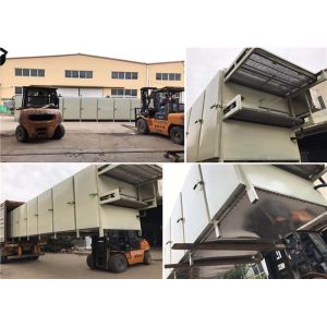 Continuous Hot Air Dewatering Mesh Belt Dryer Hemp Flower Dryer Machine 30m