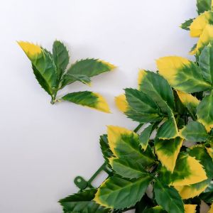 25mm Hedge Fake Plant Wall Panels For Company Or Shopping Mall Decoration