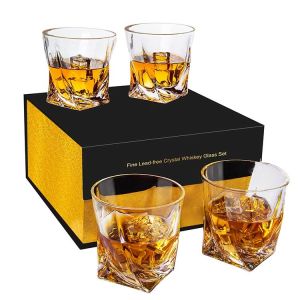 Custom Logo Whiskey Cup Twist Tumbler Glasses Wine Blanks Espresso Sublimation