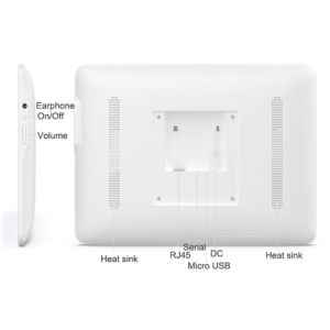 13.3 Inch RK3288 1080p Medical Tablet PC Wall Mounted NFC POE Hospital Android