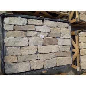 Yellow 2.5cm 3.5cm Limestone Random Stone Paving