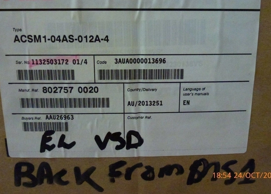 ACSM1-04AS-012A-4 MOTION CONTROL FREQUENCY CONVERTER UL OPEN TYPE B FRAME