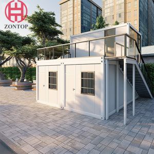 Zontop Chinese Complete Cheap Transportable Manufactured Metal Steel Modular