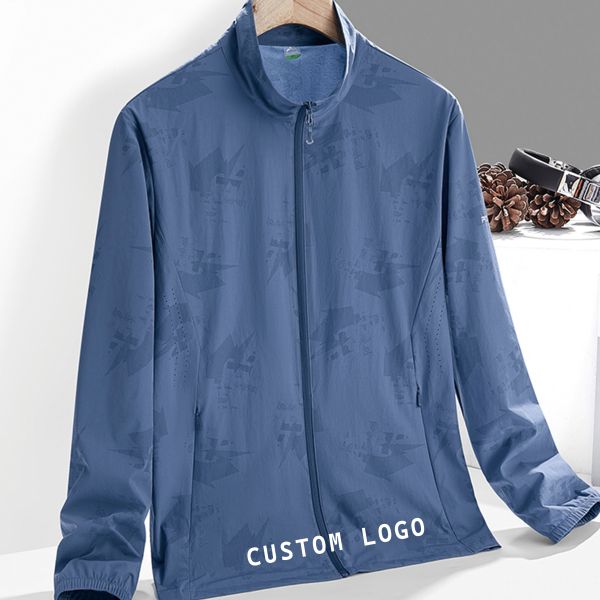 Customized Logo Anti-UV Sunscreen Clothing for Adults Sun Protection and Elasticity