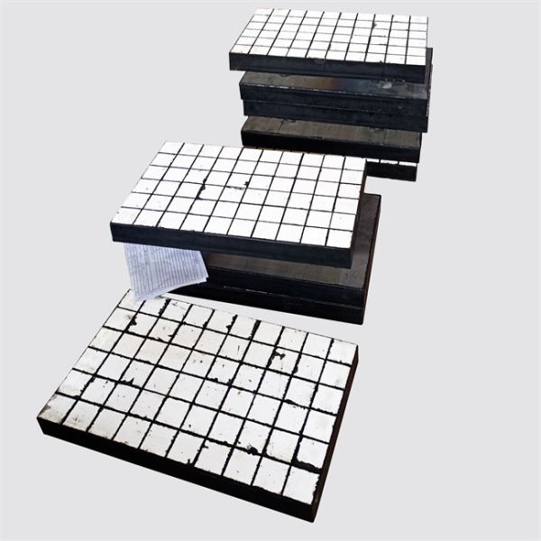 Buy 92% 95% Alumina Ceramic Wear Liner For Conveyor System at wholesale prices