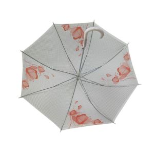 Digital Printing Ladies Windproof Straight Umbrella