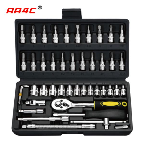 Buy AA4C 46pcs auto repair tool kit shelf hardware hand tools workbench tools  A1-X04602 at wholesale prices