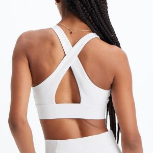 Wholesale Custom Logo High Impact Sexy Cross Back Yoga Sport Bra Sport Wear for