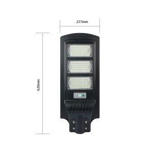 DC 6V Integrated Solar Street Light 90w 15300 Lumens Smd Beads 5V 12W Solar
