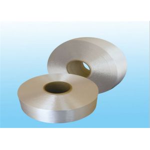 Quality Bleached Raw Polyester POY Yarn 75D/72F AA Grade For Embroidery for sale