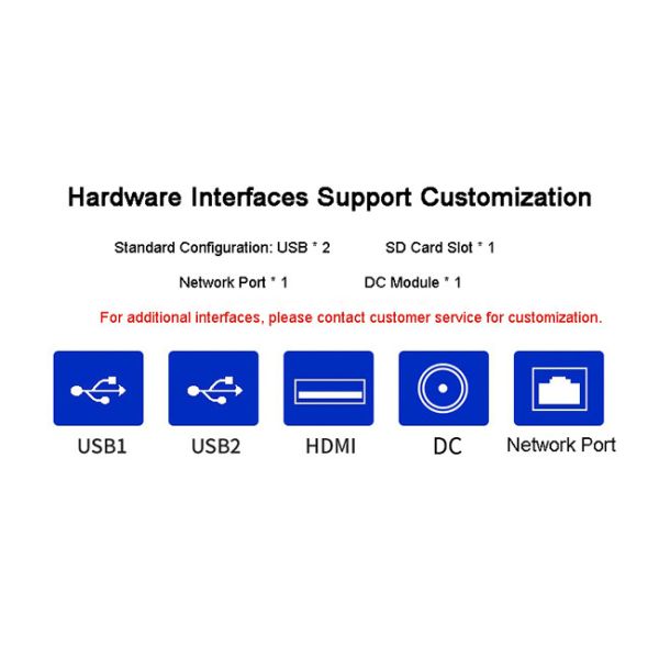 55 Inch Indoor Android Advertising Screen Digital Menu Board For Restaurant Fast Food