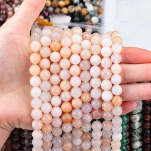 2mm Pink Aventurine Semi Precious Gem Beads Round Shape