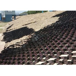 Height 200mm 1100N Geocell Confinement System For River Regulation