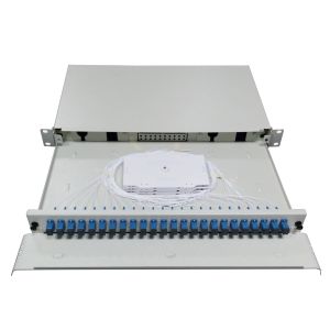 12FO Rack Mount 1u 24fibers Splicing Patch Panel