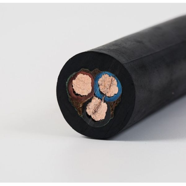 Buy Three Core Rubber Sheathed Cable 450/750V Rubber Coated Electrical Wire at wholesale prices